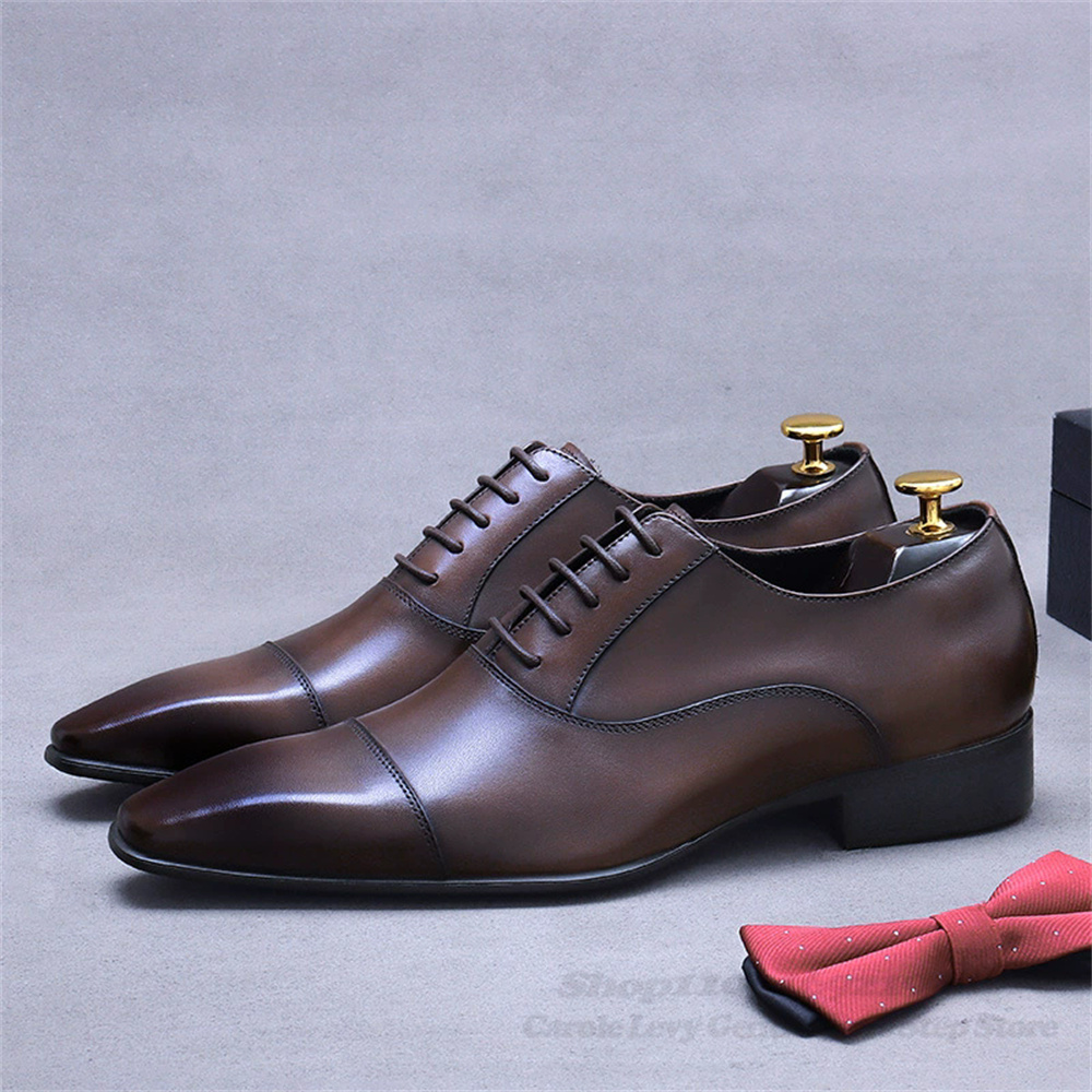 Men'S Shoes For Suits - Männer Oxford Leder Schuhe Neue Business