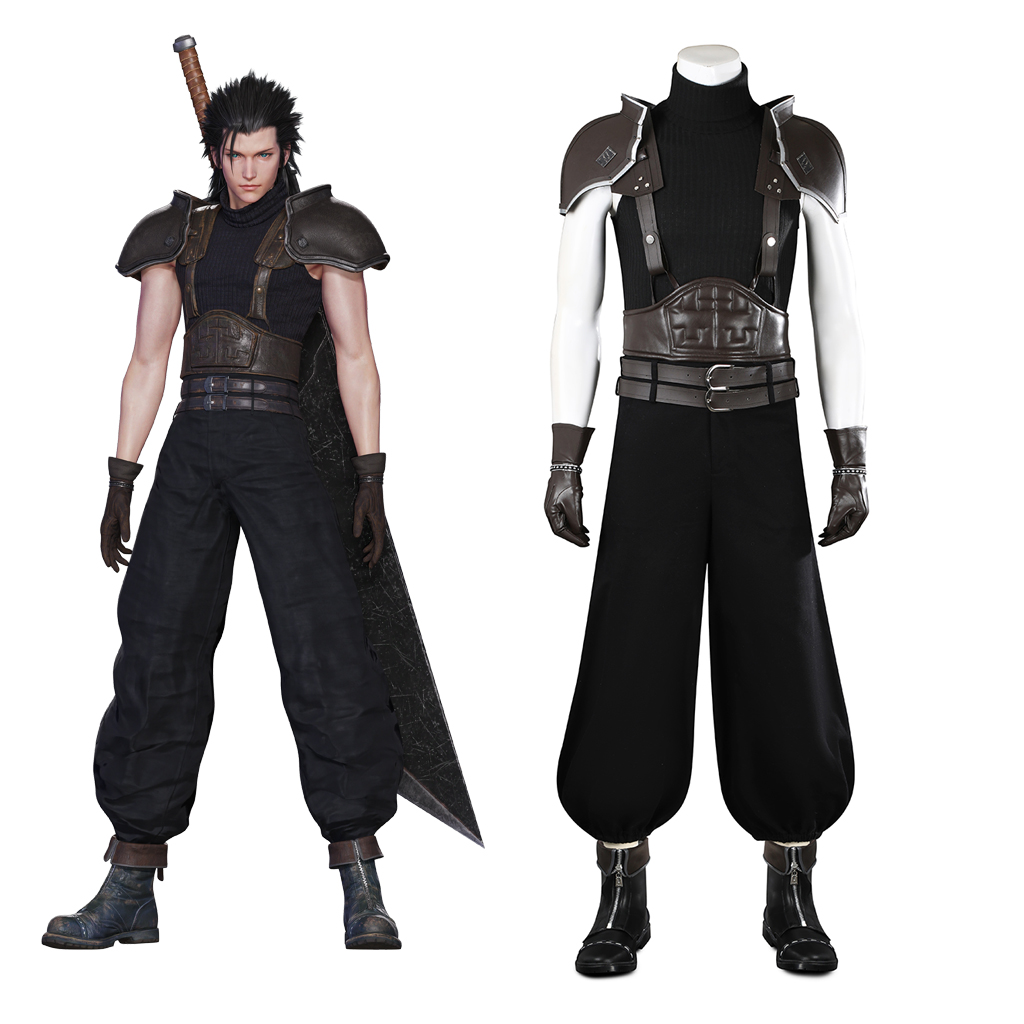 Men'S Shoes For Suits - Zack Fair Cosplay Kostüm FF7 Spiel