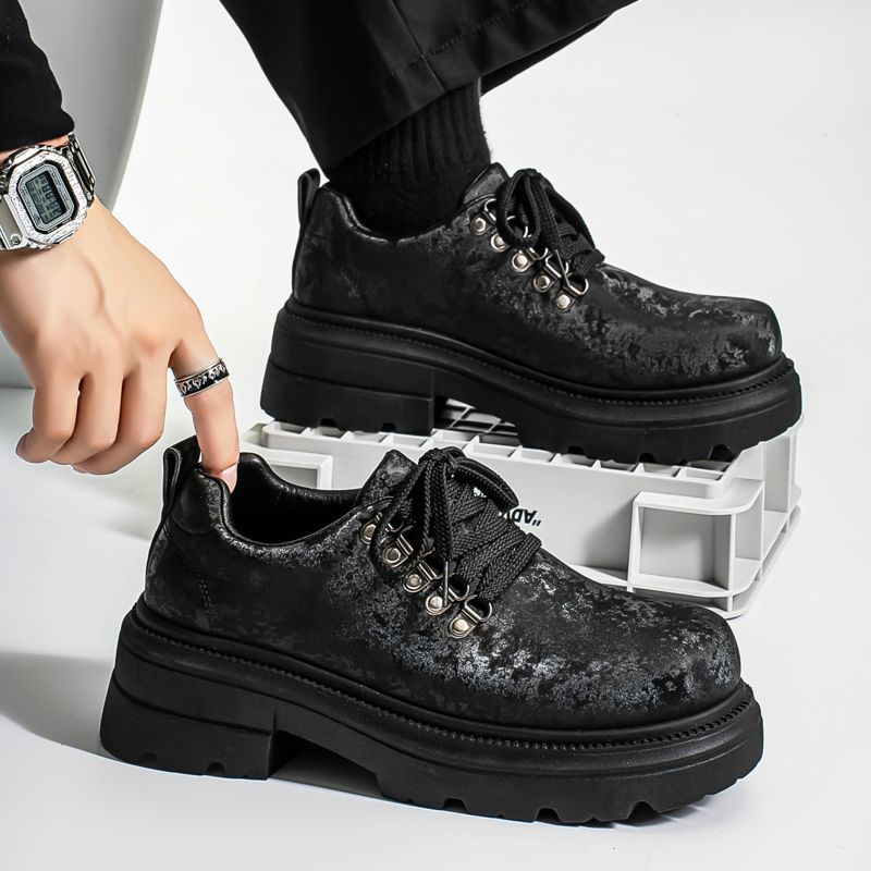 Men'S Shoes Increase Height - Winter Herren Retro Britischer Stil Lässige