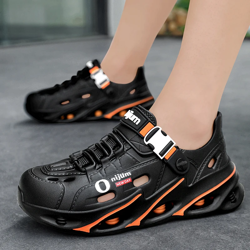 Sport Slide Men - Herren Outdoor-Sandalen Sportliche Pantoffeln Strand-Slides Atmungsaktive