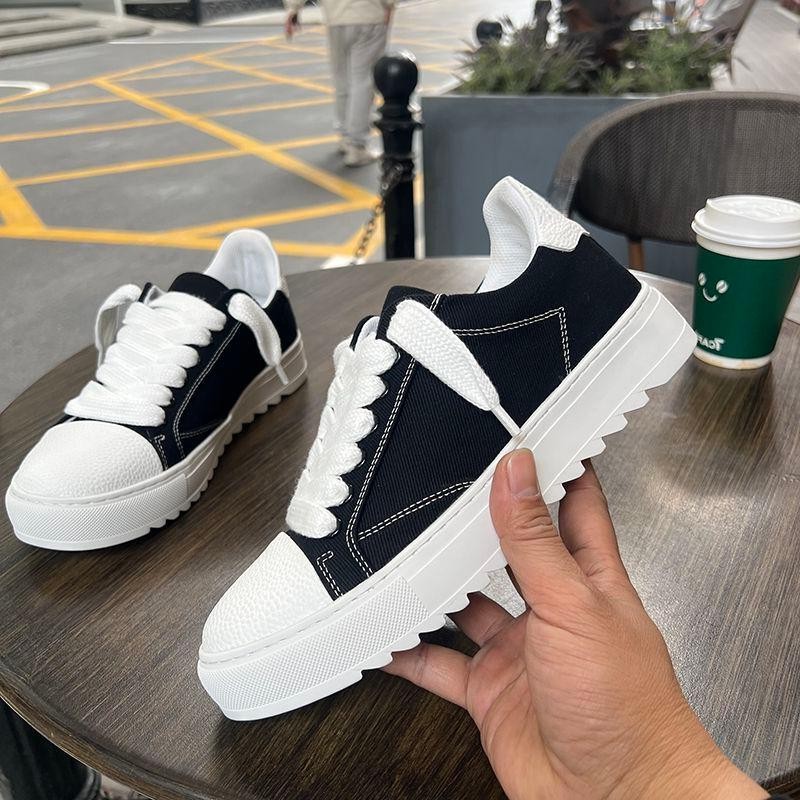 Men'S Shoes Increase Height - Modische Low-Top-Canvas-Schuhe für Herren, vielseitig kombinierbar,