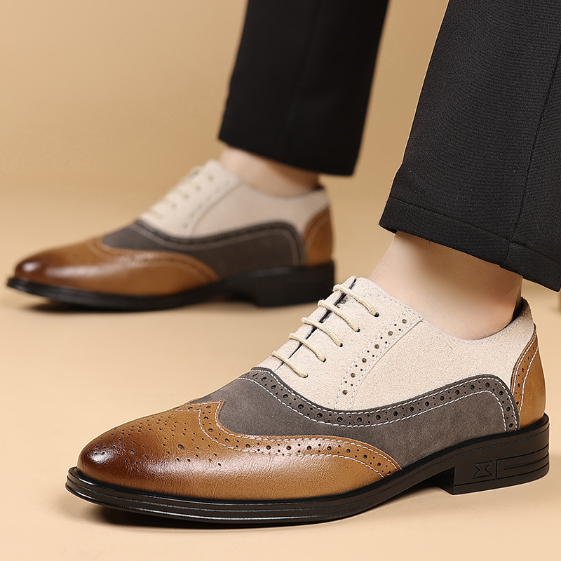 Men Shoes Official - Luxus Männer Kleid Schuhe Retro Brogue