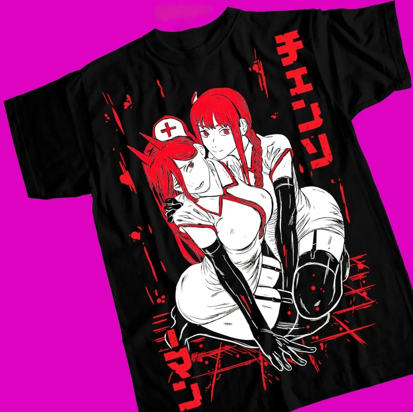 Men'S Shoes For Crews - Chainsaw Man Power Makima Nurse Übergroßes