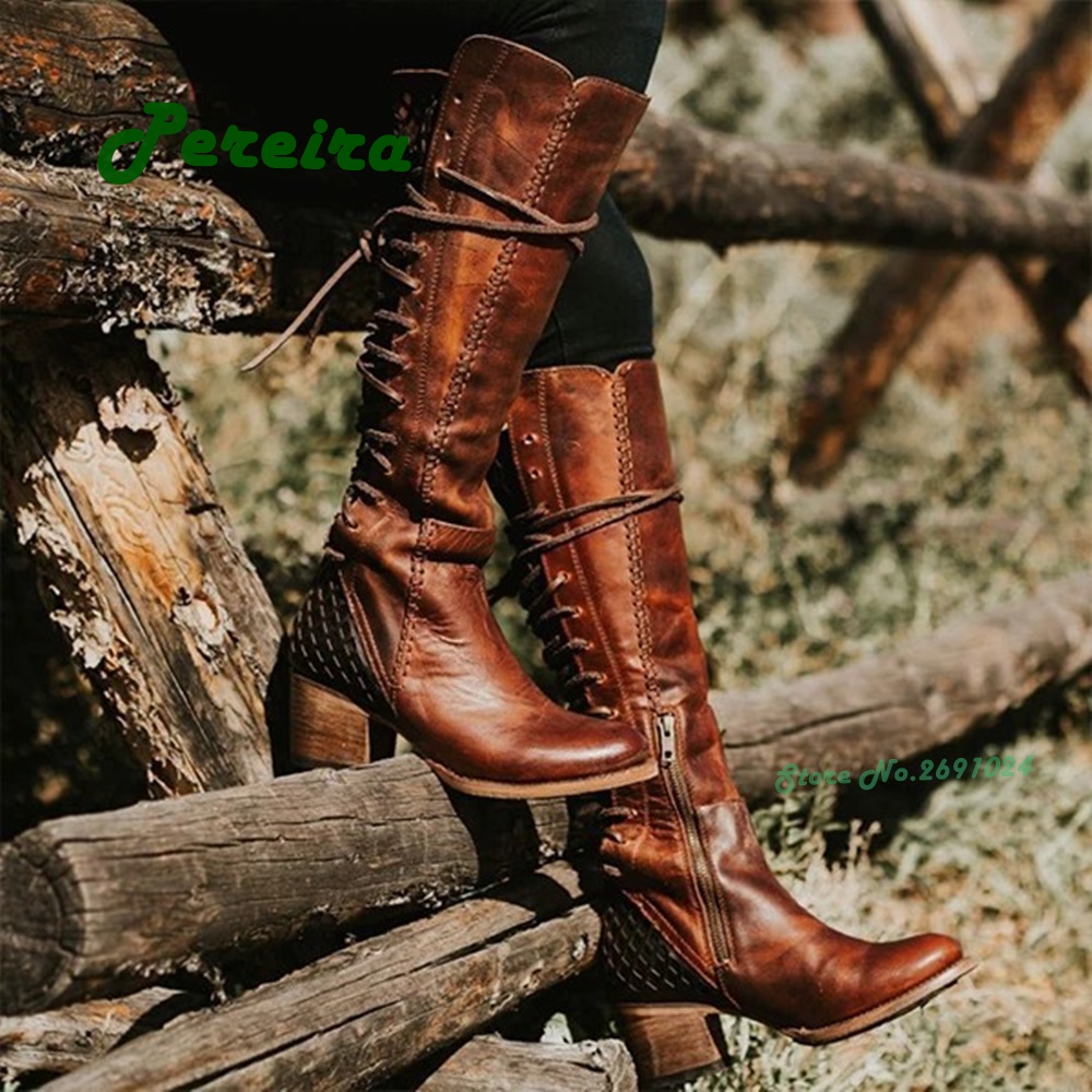 Men'S Shoes Size 43 In Us - Vintage Cowboy schnüren Herren stiefel Gladiator