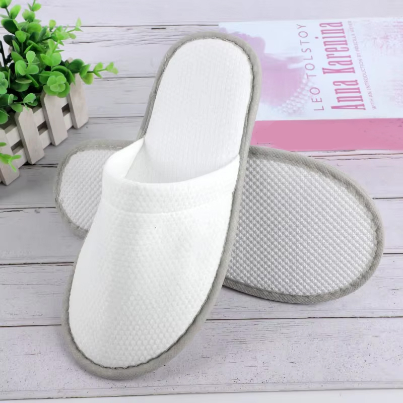Men Shoes Sale - Weiße Baumwollhausschuhe für Herren und Damen,
