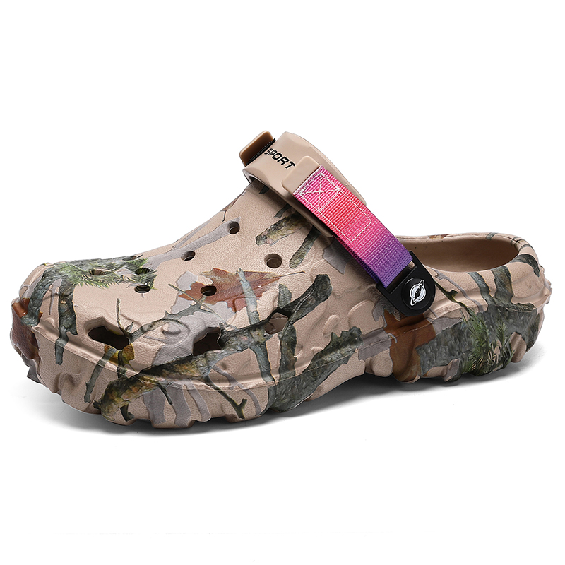 Sport Slide Men - Neue Herren Outdoor-Sandalen Sport-Pantoffeln Strand-Slides Atmungsaktive