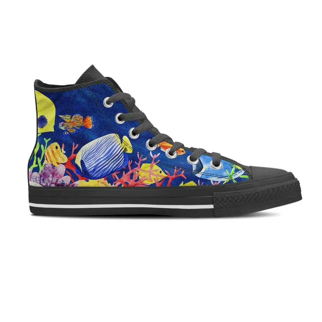 Men Shoes Sale - Bestseller High-Top Canvas-Schuhe für Herren Klassische