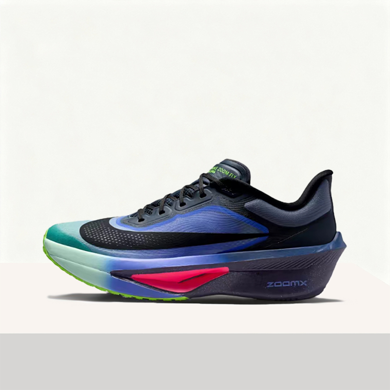 Men'S Shoes Nike Black - Nike Zoom Fly6GLAM Herren-Laufschuhe - Schwarz/Blau