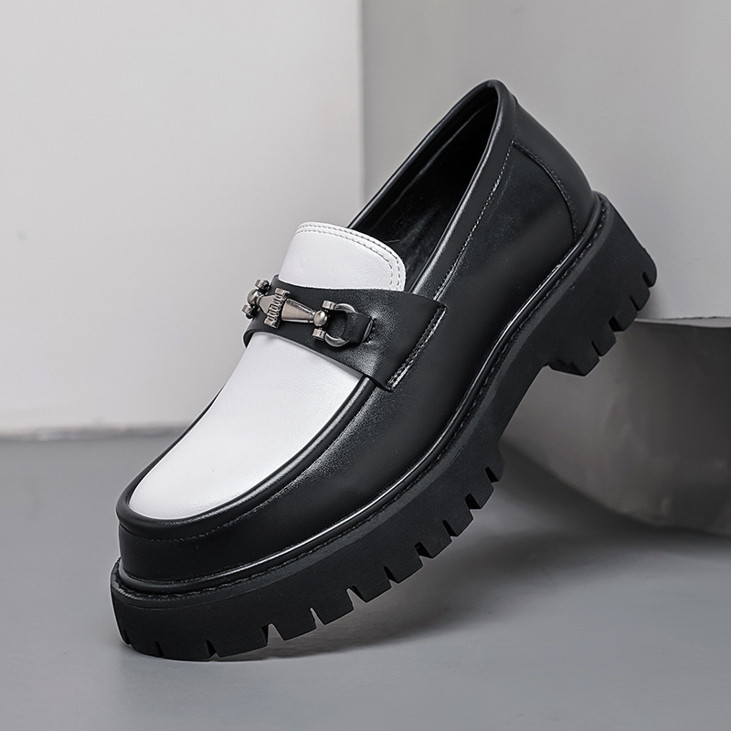 Britischer Stil Metallschnalle – Men Shoes Official Bewertung und Preis
