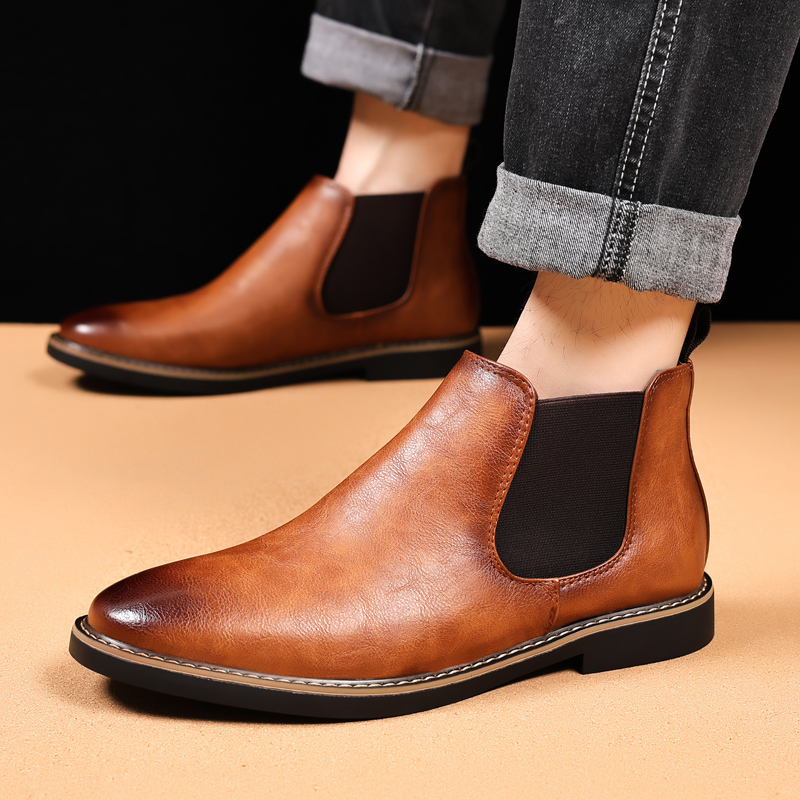 Britischer Stil Herren Chelsea – Men Shoes Xxl Bewertung und Preis
