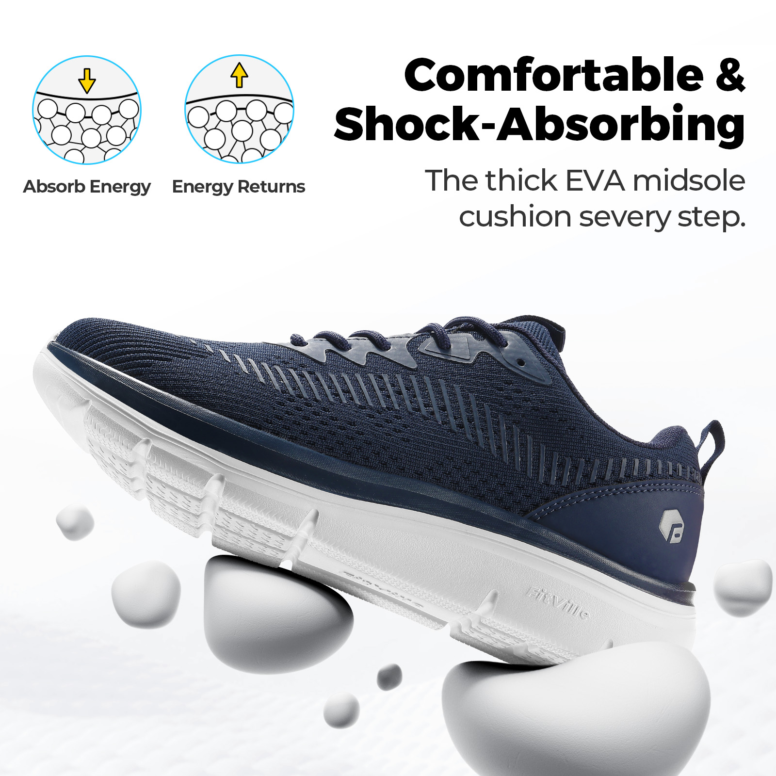 FitVille Herren-Walkingschuhe, – Men'S Shoes Plantar Fasciitis Bewertung und Preis