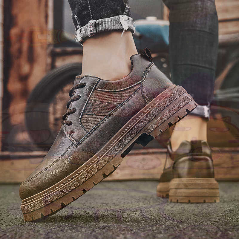 Dunkles Naturleder, modische T – Men Shoes Eu To Us Size Bewertung und Preis