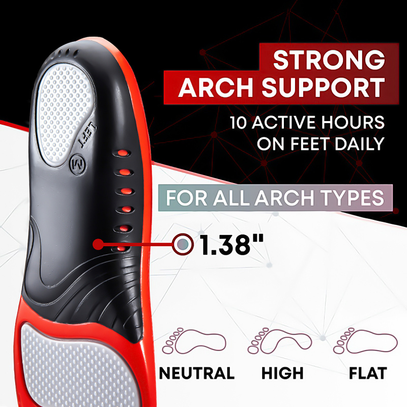 Premium Silikon-Gel-Einlegesoh – Men'S Shoes Plantar Fasciitis Bewertung und Preis