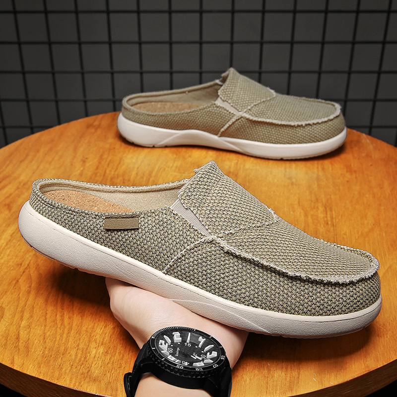Canvas-Slip-on-Halbschuhe für  – Men Shoes Xxl Bewertung und Preis