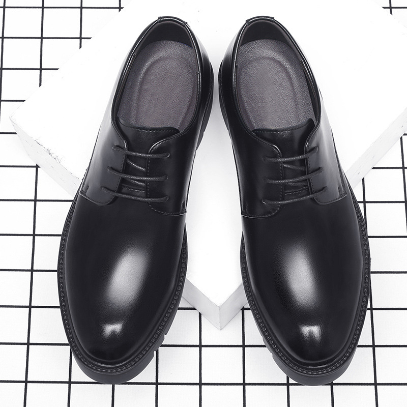 Herrenschuhe aus schwarzem Led – Men Shoes Official Bewertung und Preis